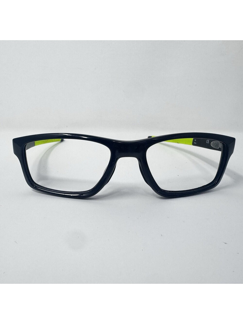 Oakley Crosslink OX8037 Satin Black Yellow Eyeglass Frames 52-18-135